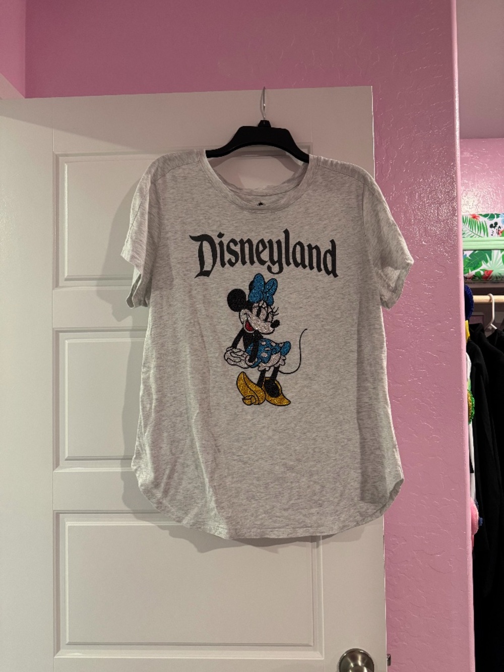 Disneyland Minnie Mouse Rhinestoned Shirt